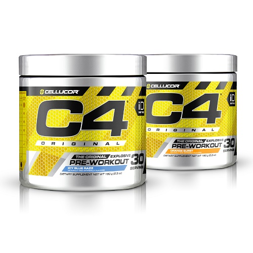 Cellucor C4 Pre Workout 30 Serve Double Combo Sprint Fit Nz