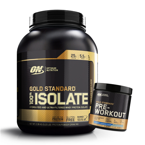 Optimum Nutrition Gold Standard Isolate Pre Workout Combo Optimum Nutrition Gold Standard Isolate Pre Workout Combo