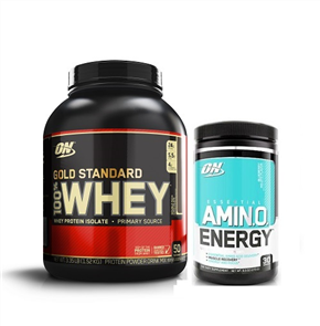 OPTIMUM NUTRITION GOLD STANDARD WHEY 3.5LB AMINO ENERGY COMBO