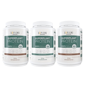 SAPIENS SUPERFOODS SUPERPLANT PROTEIN TRIPLE COMBO