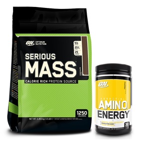 OPTIMUM NUTRITION SERIOUS MASS AMINO ENERGY COMBO