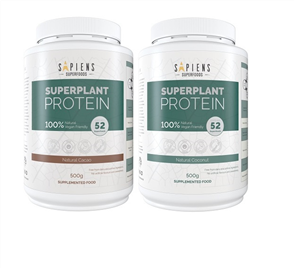 SAPIENS SUPERFOODS SUPERPLANT PROTEIN DOUBLE COMBO