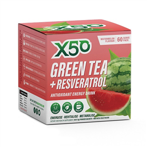 X50 GREEN TEA + RESVERATROL WATERMELON